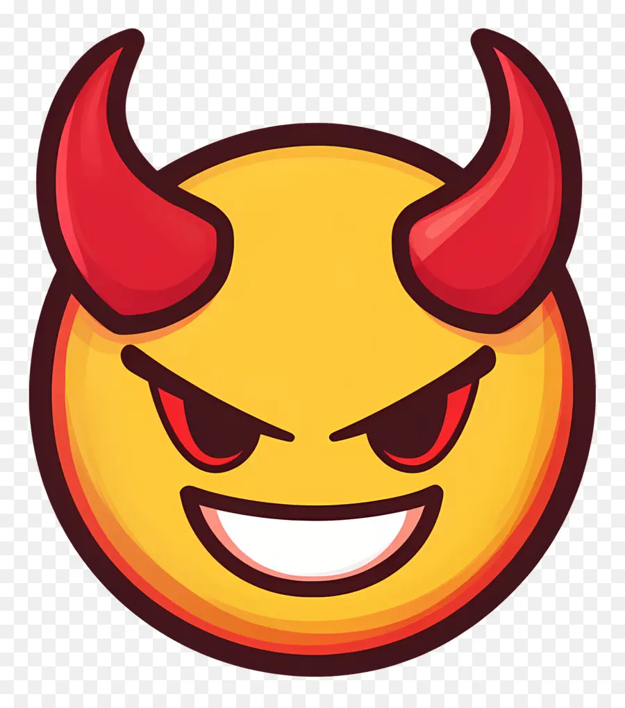 Diabo Emoji，Emoji Do Diabo PNG