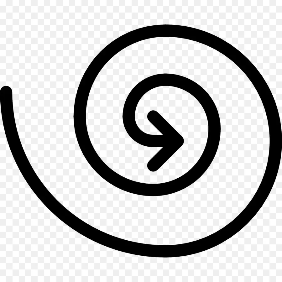 Seta Espiral，Flecha Espiral PNG