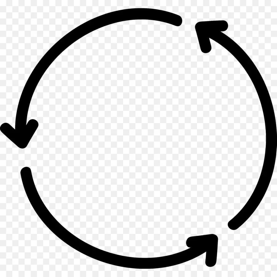 Seta Circular，Reciclagem De Flechas PNG