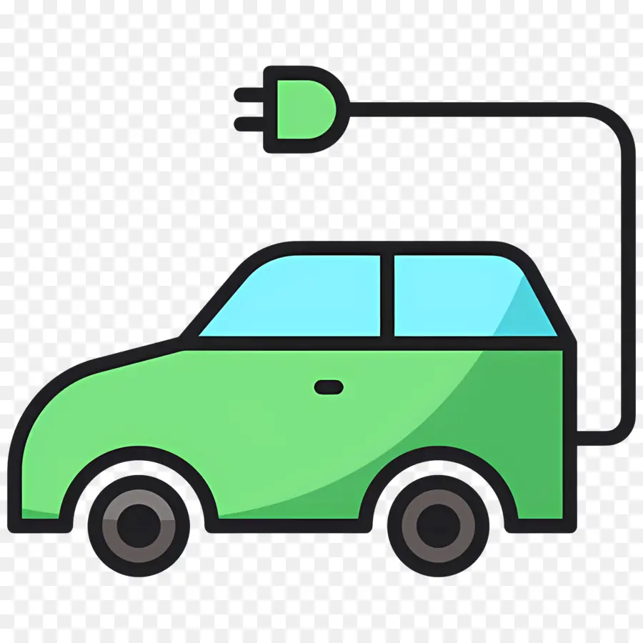 Carro Elétrico，Ecológico PNG