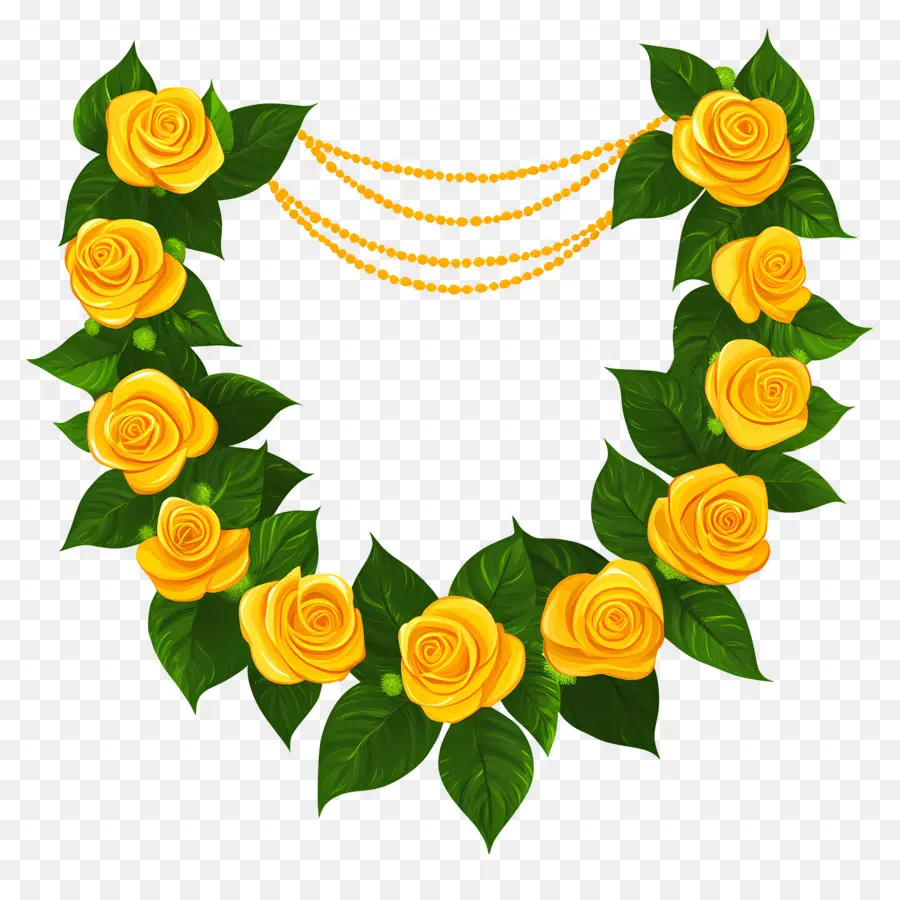 Guirlanda Ugadi，Guirlanda De Flores PNG