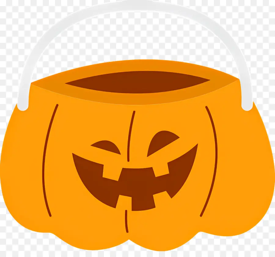 Linda Abóbora De Halloween，Balde De Abóbora PNG