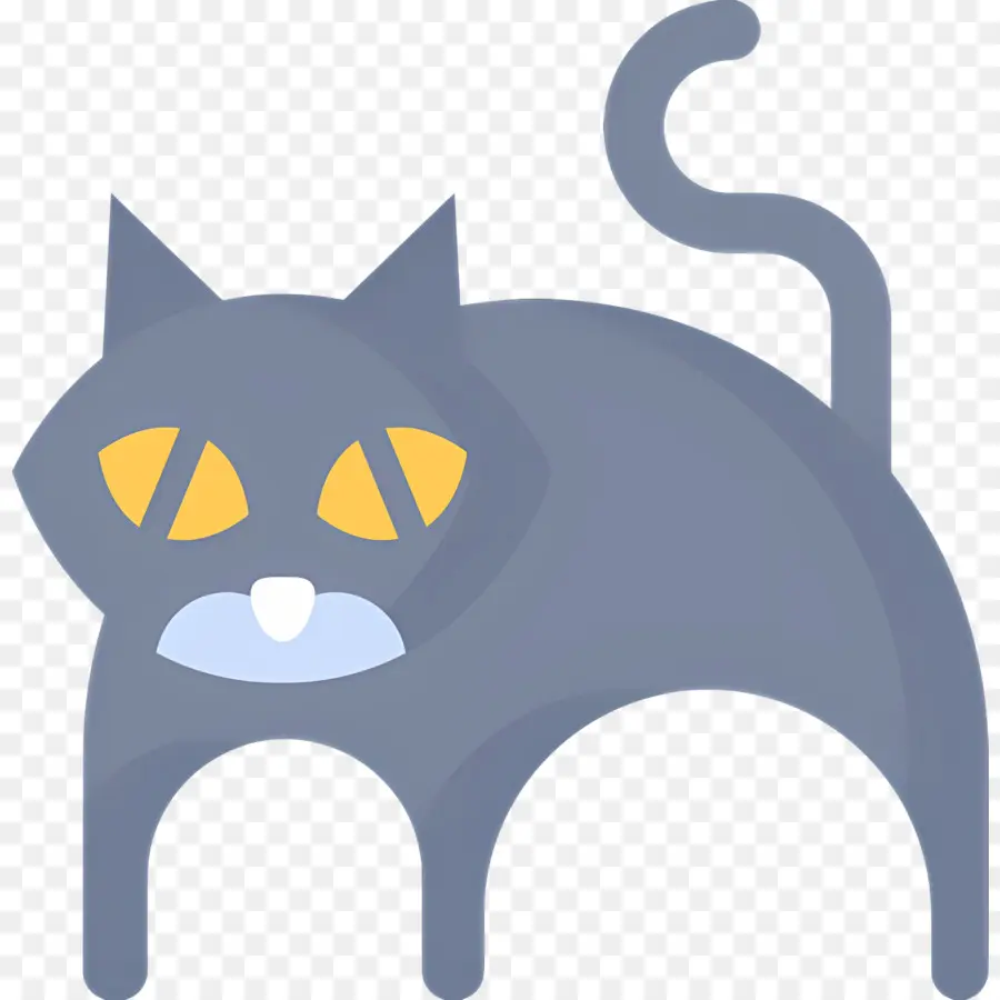 Gato Do Dia Das Bruxas，Gato Cinzento PNG