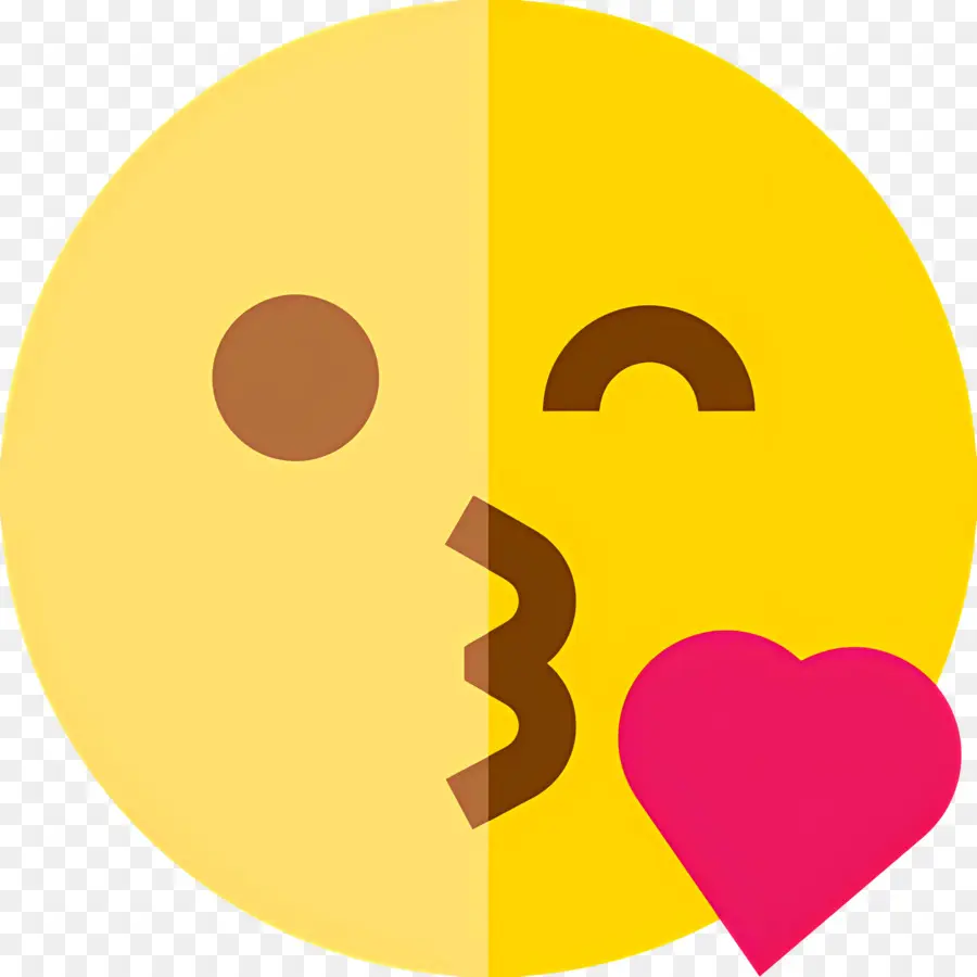 Beijo Emoji，Beijando Emoji PNG