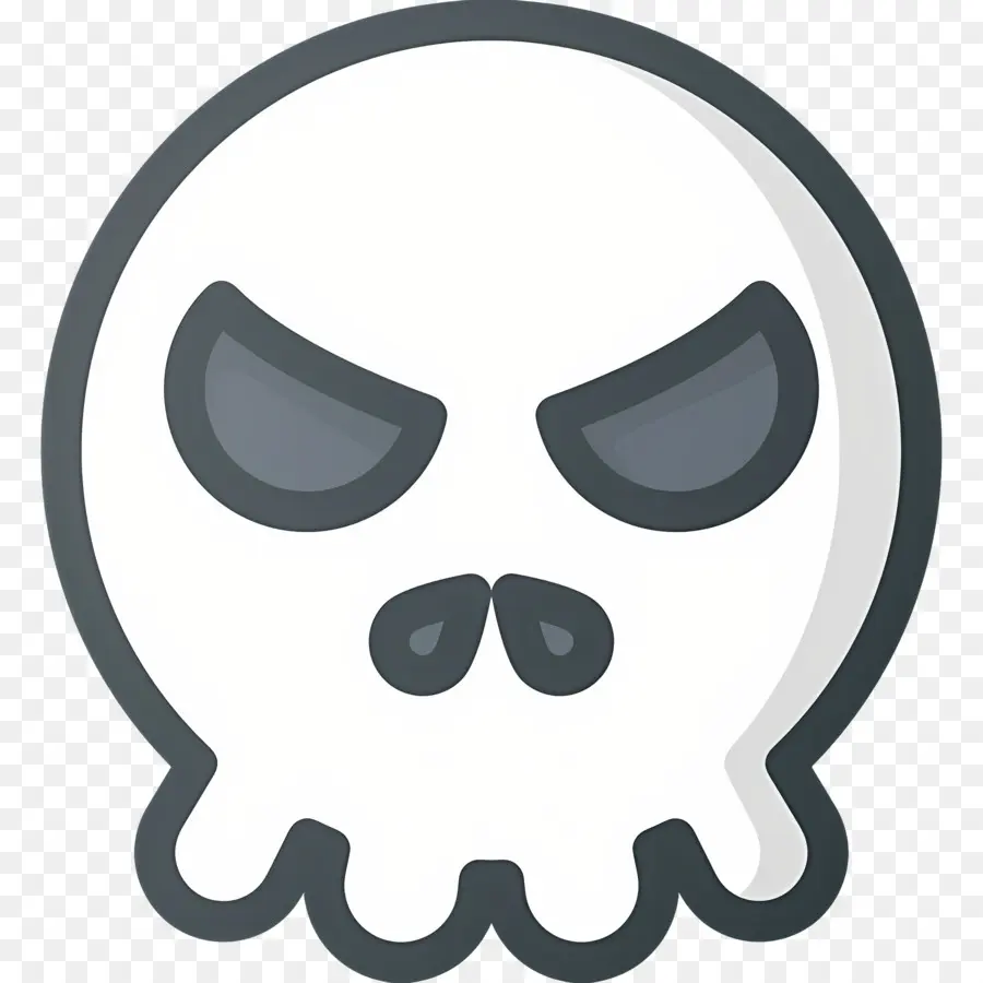 Emoji De Caveira，Crânio PNG