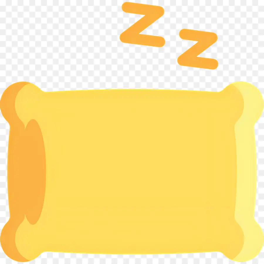 Travesseiro De Dormir，Travesseiro Amarelo PNG