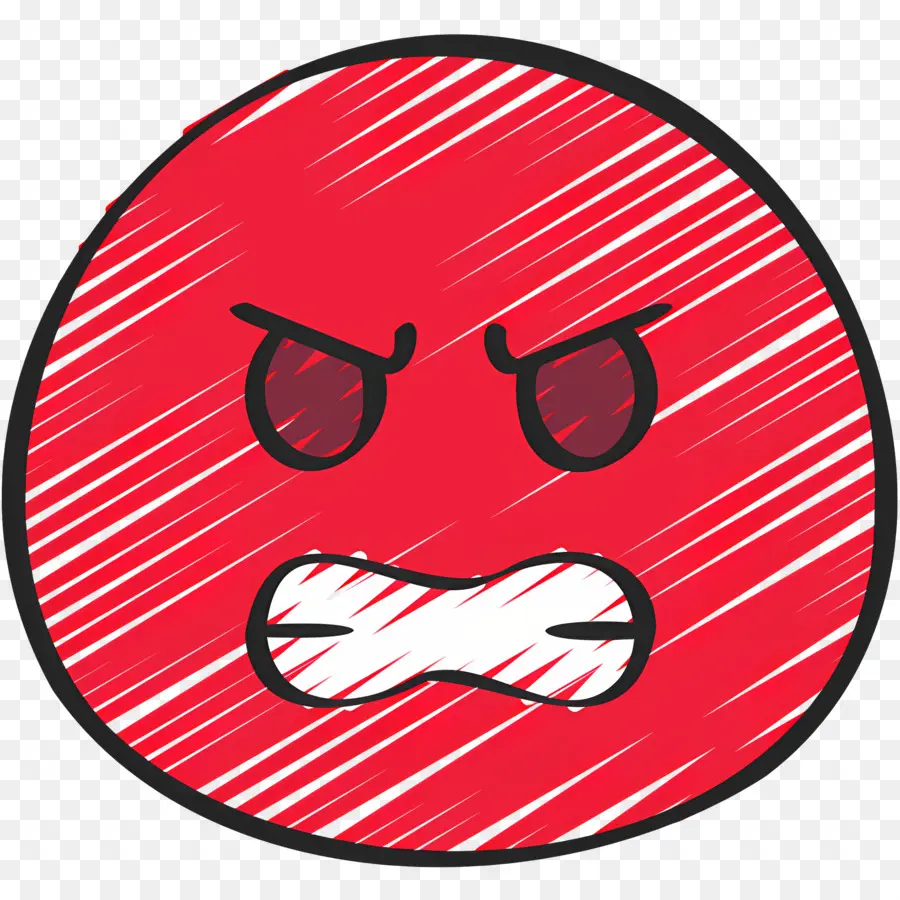 Emoji Irritado，Cara Irritada PNG