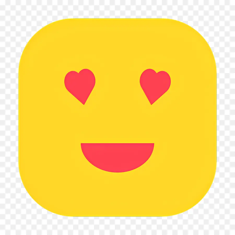 Beijo Emoji，Emoji De Olhos De Coração PNG