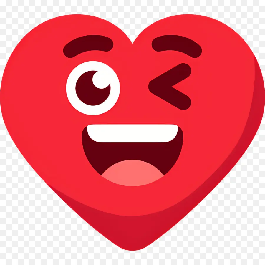 Emoji De Coração，Emoji De Coração Rindo PNG