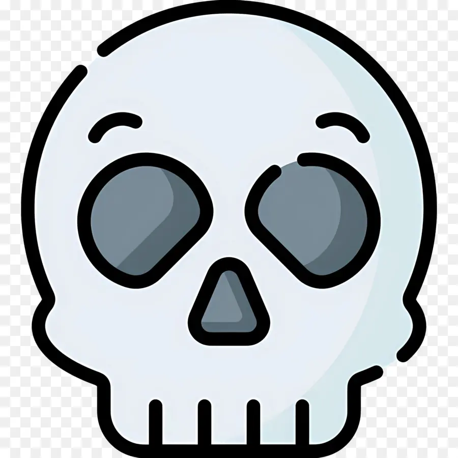 Emoji De Caveira，Crânio PNG