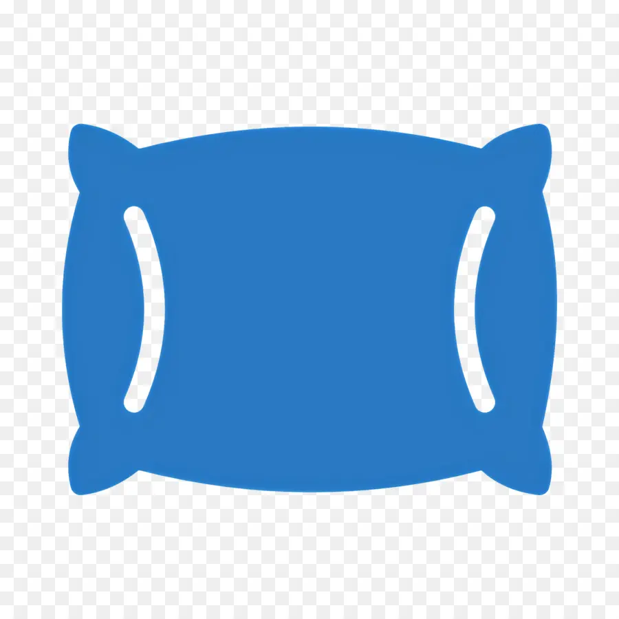 Travesseiro De Dormir，Almofada Azul PNG