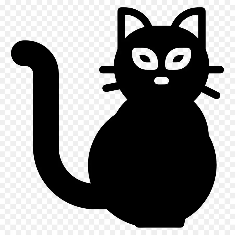 Gato Do Dia Das Bruxas，Gato Preto PNG