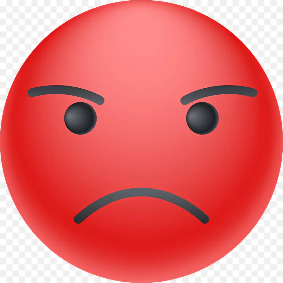 Emoji Irritado，Cara Irritada PNG