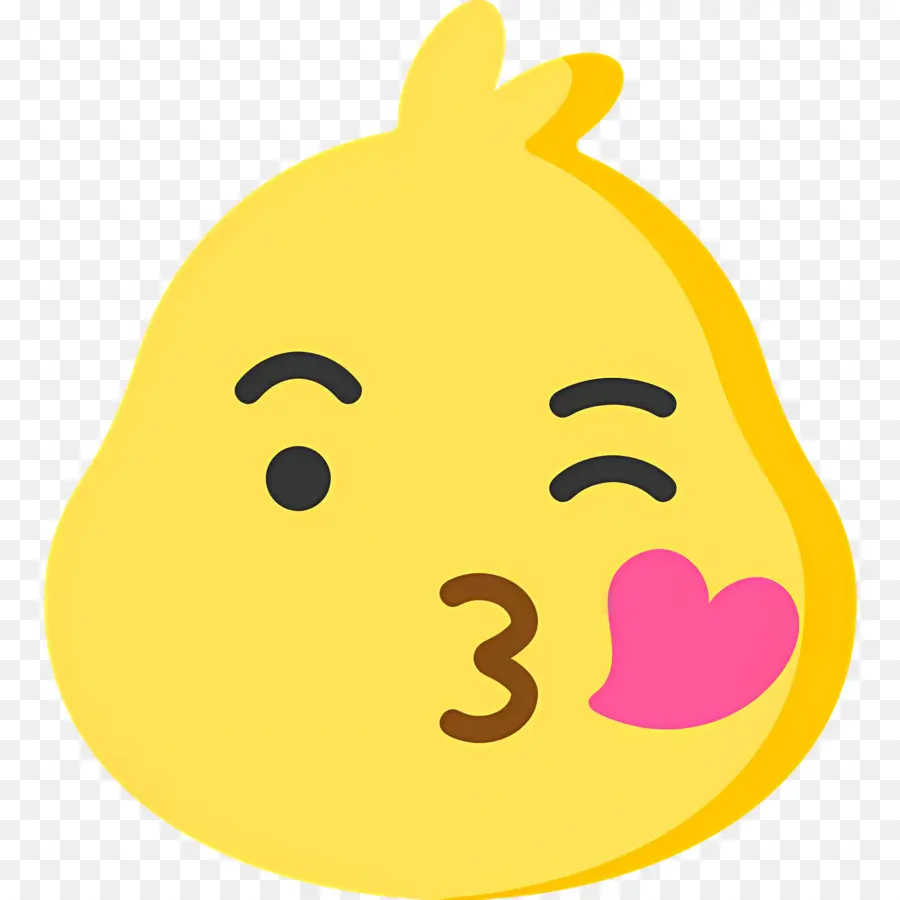 Beijo Emoji，Beijando Emoji PNG