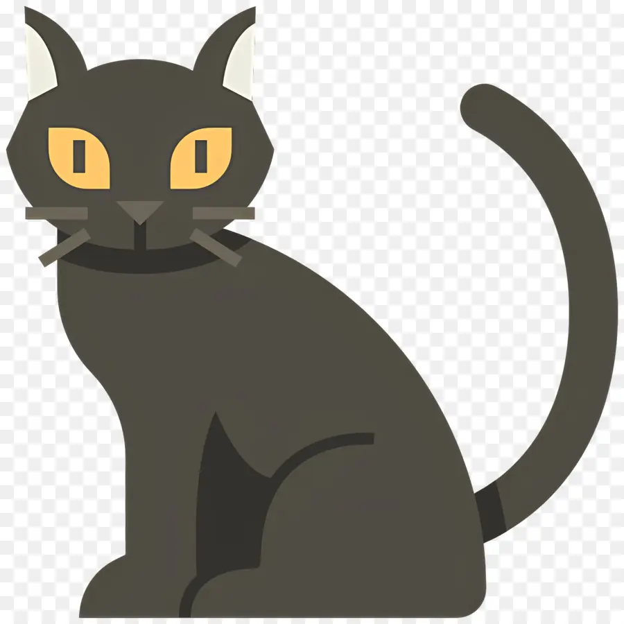 Gato Do Dia Das Bruxas，Gato Cinzento PNG