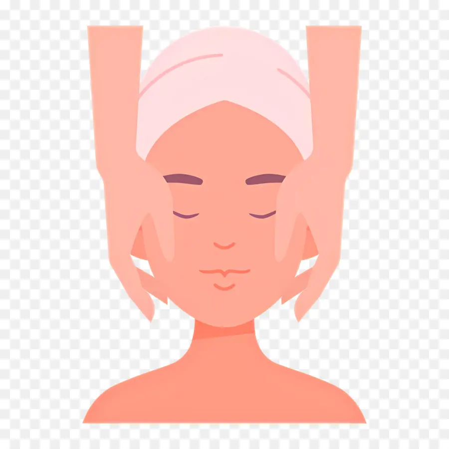 Beleza E Cuidados Com A Pele，Massagem Facial PNG