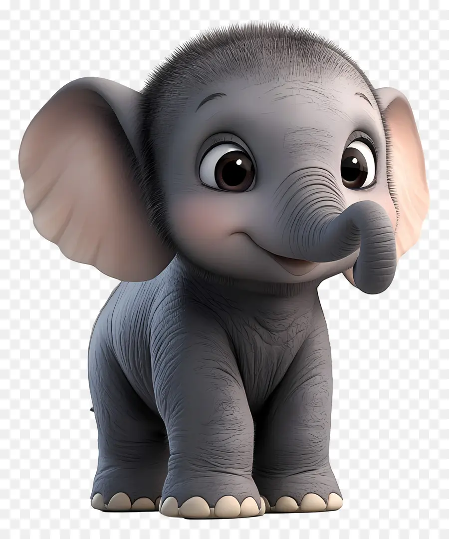 Bebê Elefante，Elefante Fofo PNG