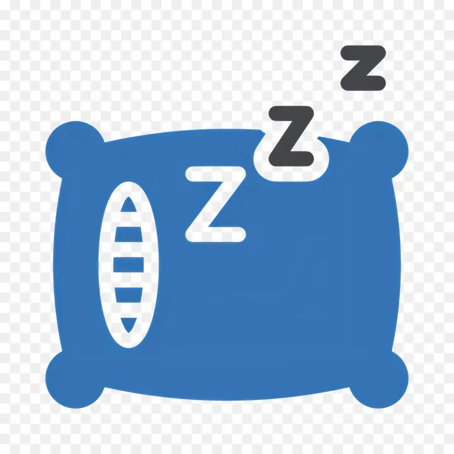 Travesseiro De Dormir，Almofada Azul PNG