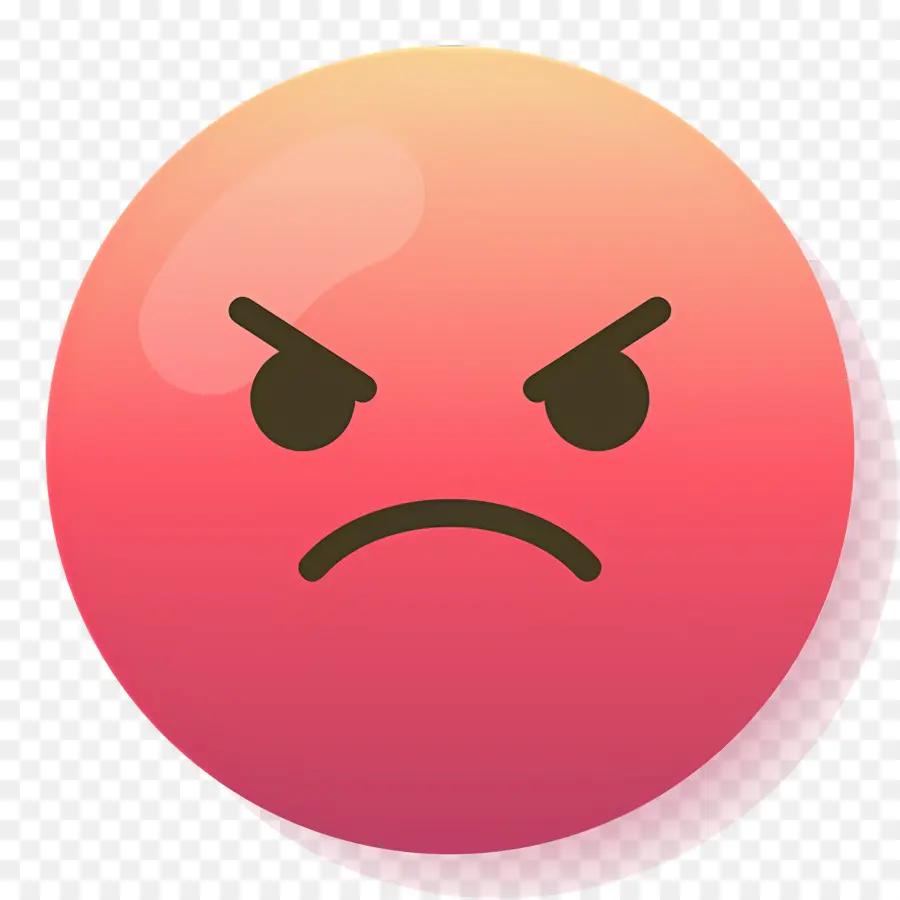 Emoji Irritado，Face PNG