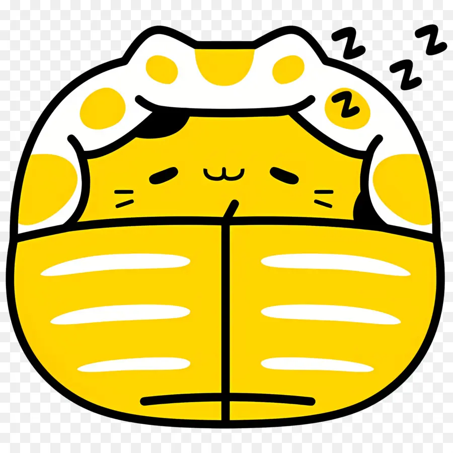 Gato Dormindo，Gato Dormindo Em Cobertor PNG