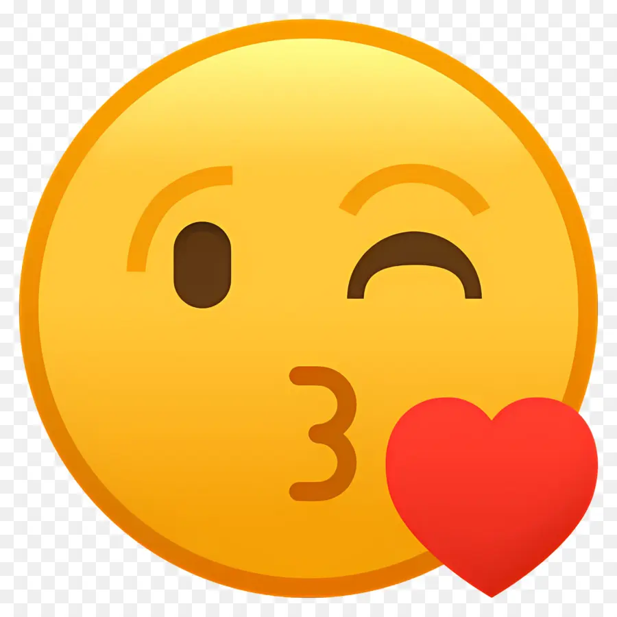 Beijo Emoji，Beijando Emoji PNG