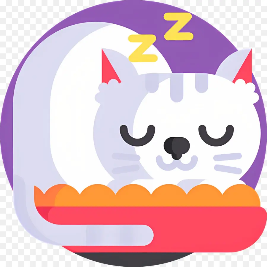 Gato Dormindo，Cama PNG