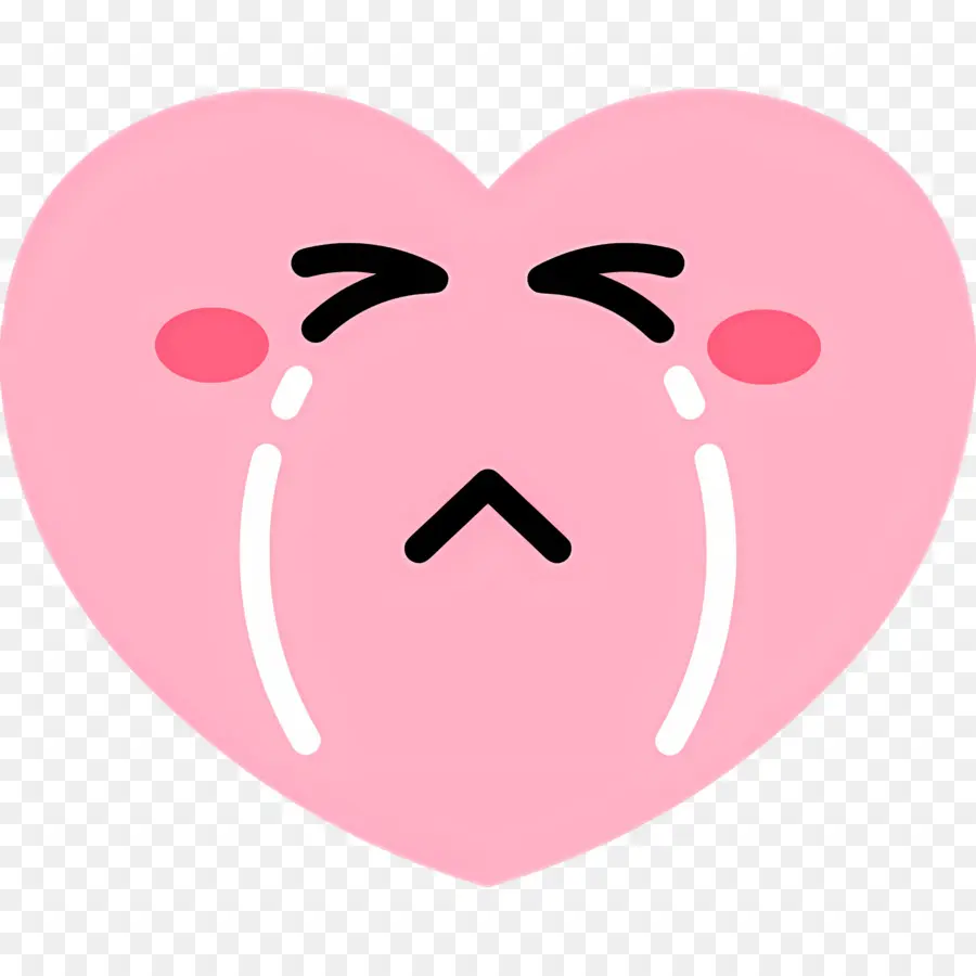 Emoji De Coração，Coração Triste PNG