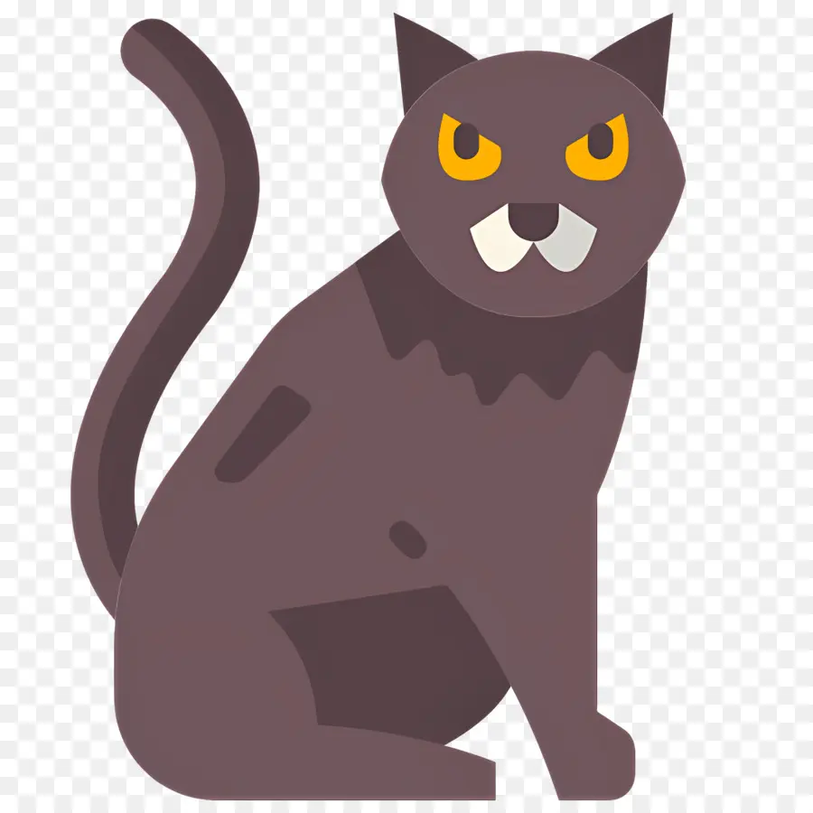 Gato Do Dia Das Bruxas，Gato Cinzento PNG