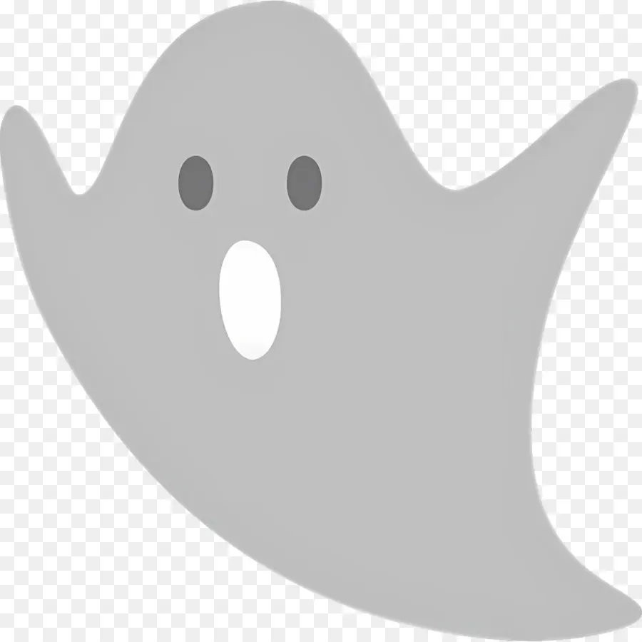 Fantasma Do Dia Das Bruxas，Fantasma Cinzento PNG