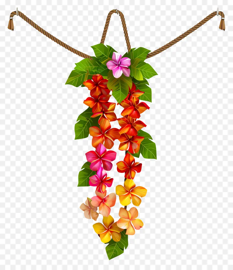 Guirlanda Ugadi，Guirlanda De Flores PNG