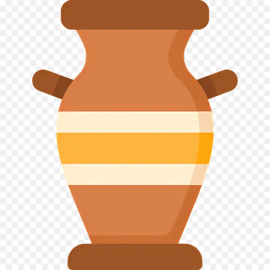 Panela De Barro，Vaso Marrom PNG