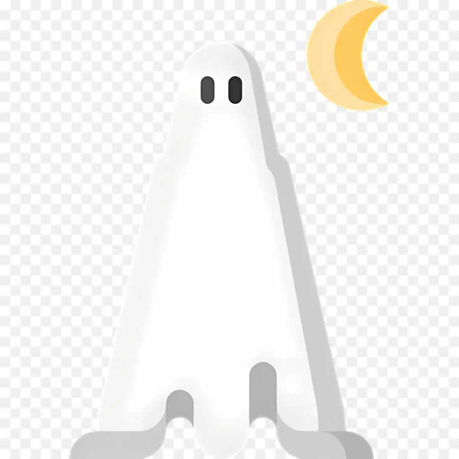 Fantasma Do Dia Das Bruxas，Fantasma E Lua PNG