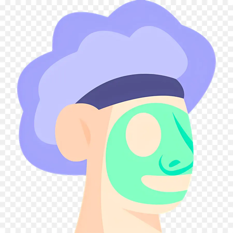 Beleza E Cuidados Com A Pele，Máscara Facial PNG