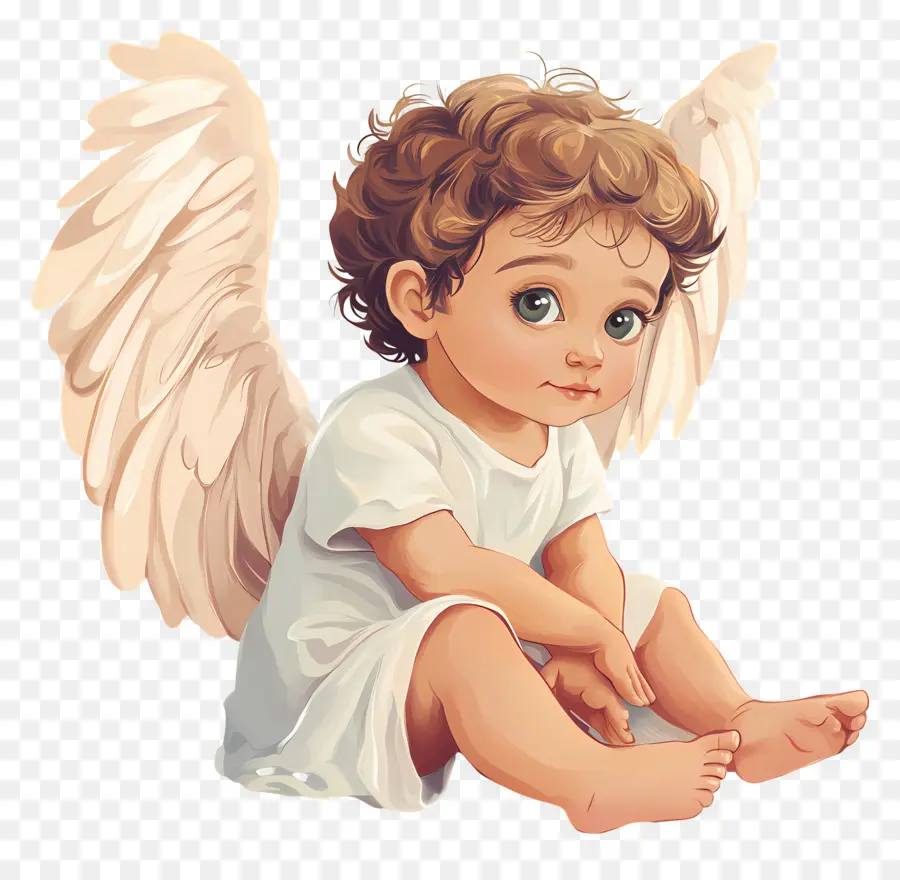 Bebê Anjo，Anjo Fofo PNG