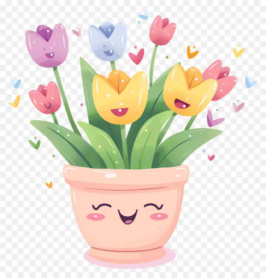 Emoji De Flor，Flores Sorridentes PNG