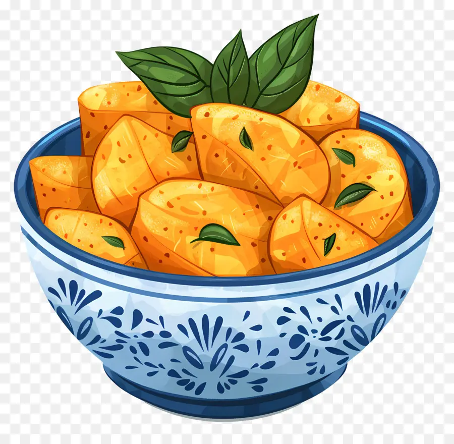 Batata Assada，Tigela De Batatas PNG