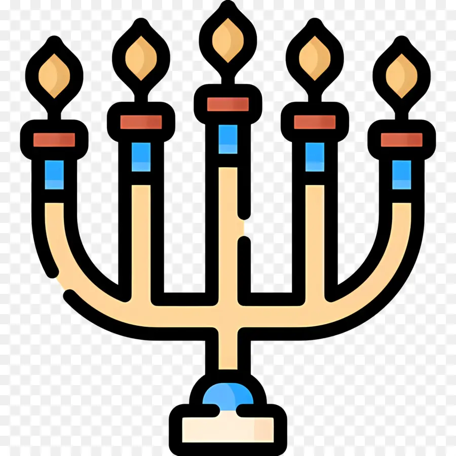 Menorá De Hanukkah，Menorá PNG