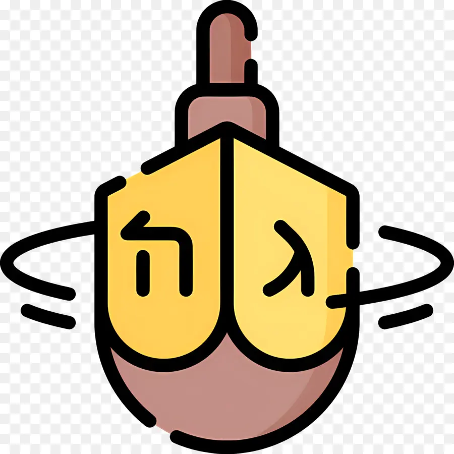 Hanukkah Dreidel，Dreidel PNG