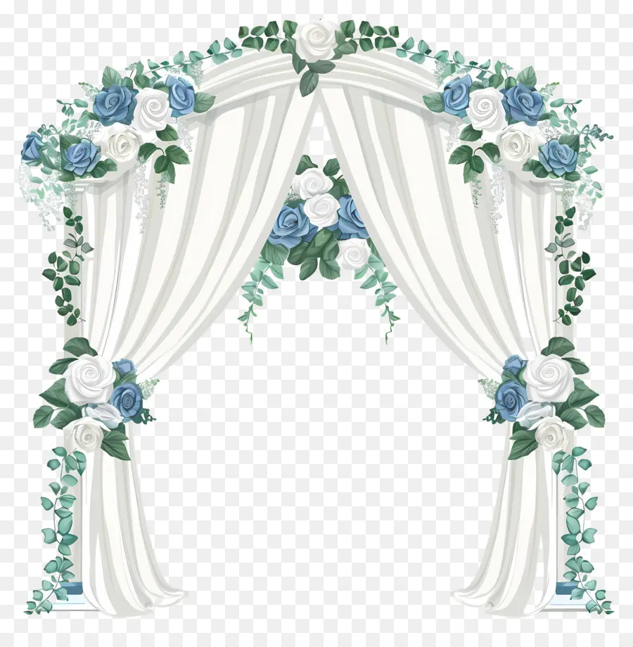 Arco De Casamento，Flores PNG