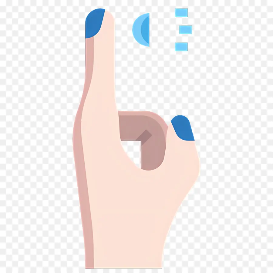 Lente De Contato，Mão Com Esmalte PNG