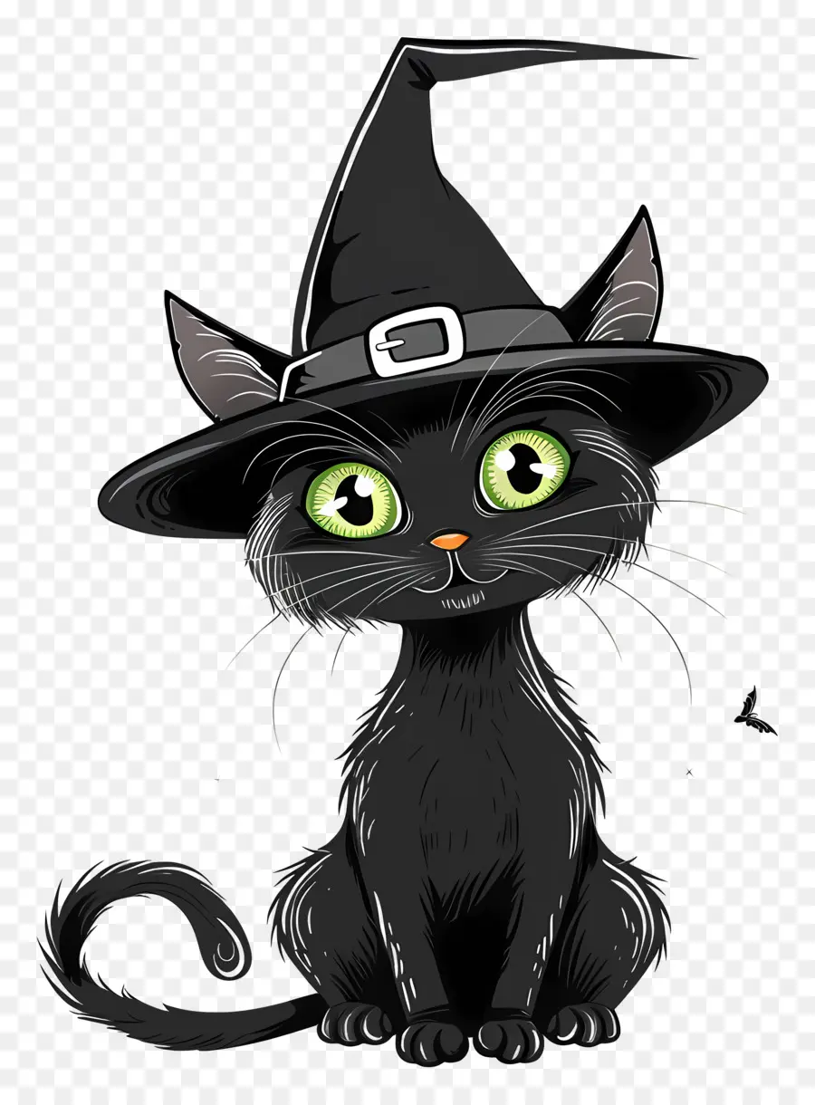 Gato De Halloween，Gato Preto PNG