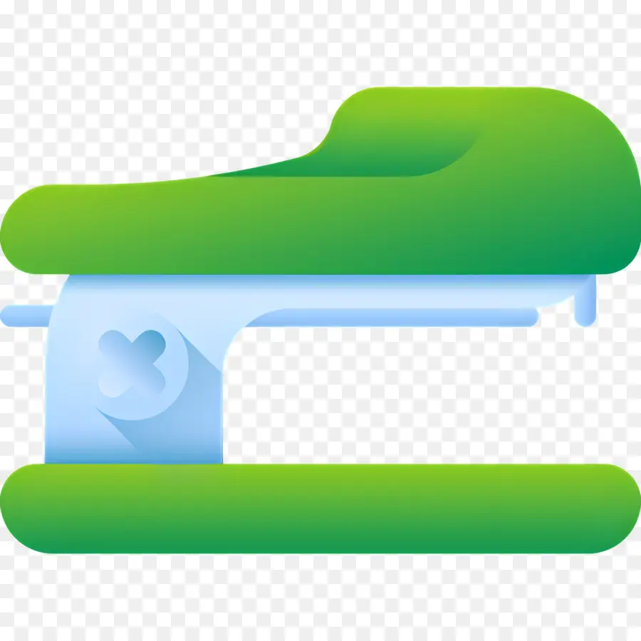 Grampeador，Grampeador Verde E Azul PNG