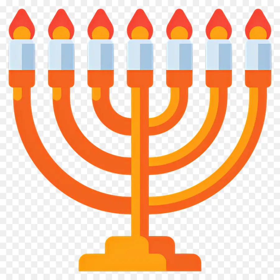 Menorá De Hanukkah，Menorá PNG