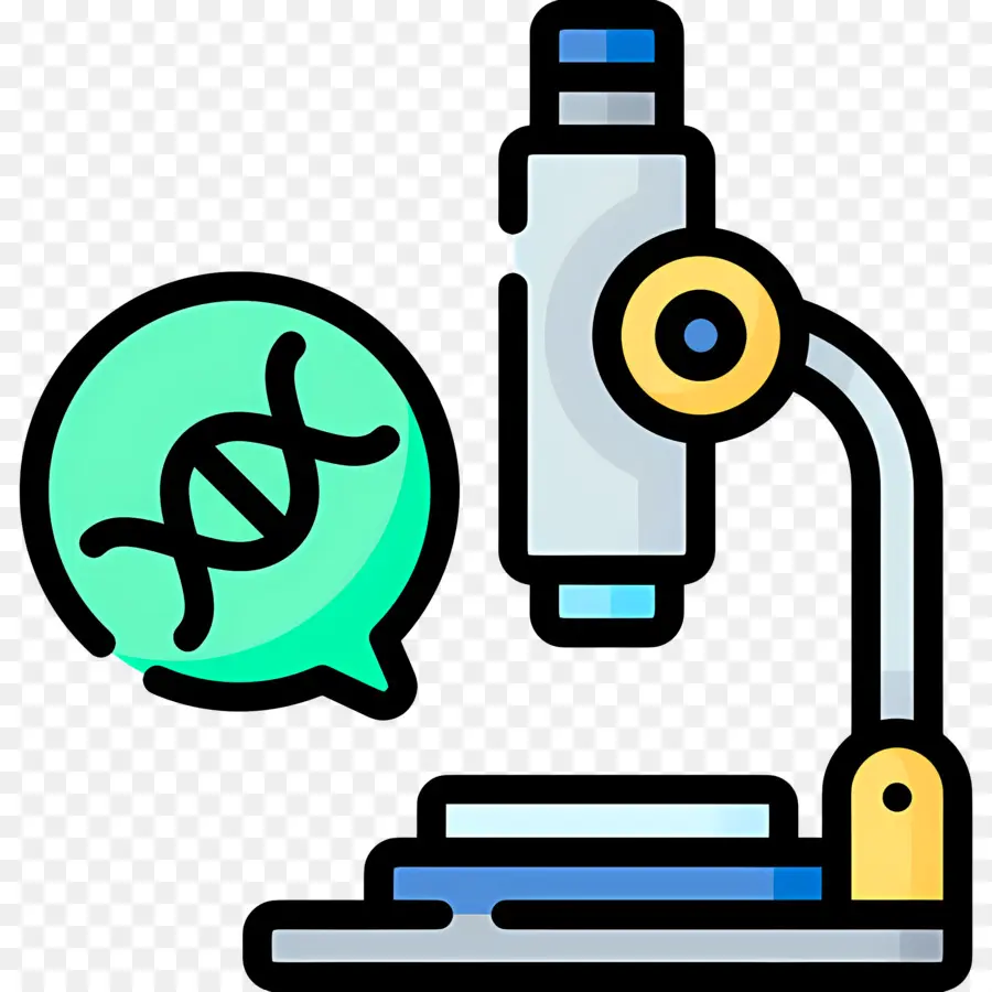 Laboratório De Ciências，Microscópio E Dna PNG