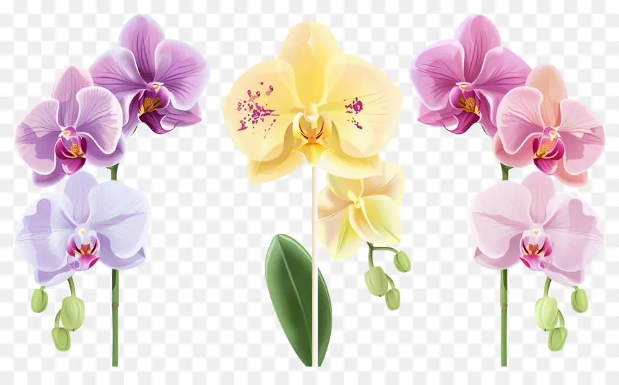 Flor De Orquídea，Flores De Orquídea PNG