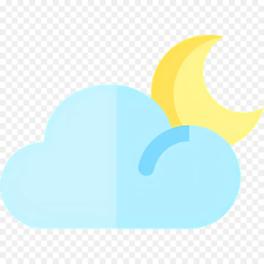 Nuvens Da Lua，Nuvem E Lua PNG