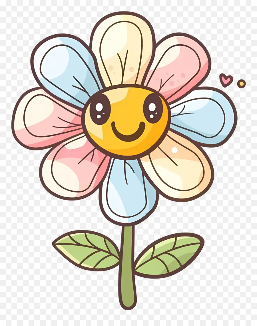 Emoji De Flor，Flor Feliz PNG