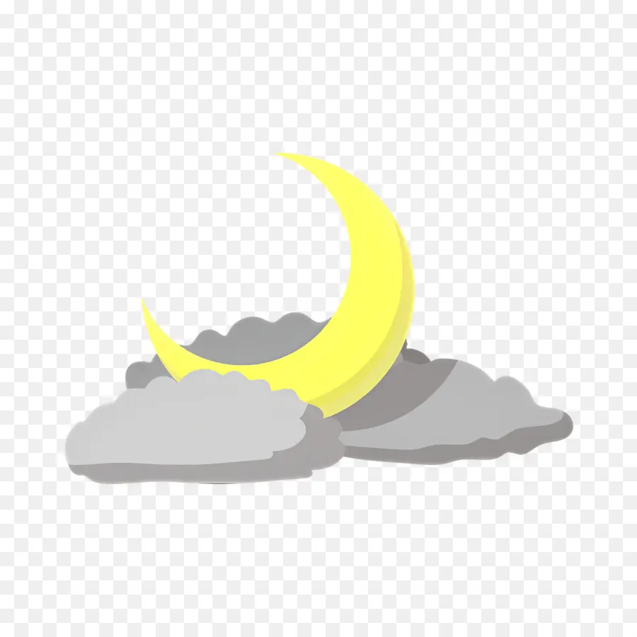 Lua Dos Desenhos Animados，Lua Crescente PNG