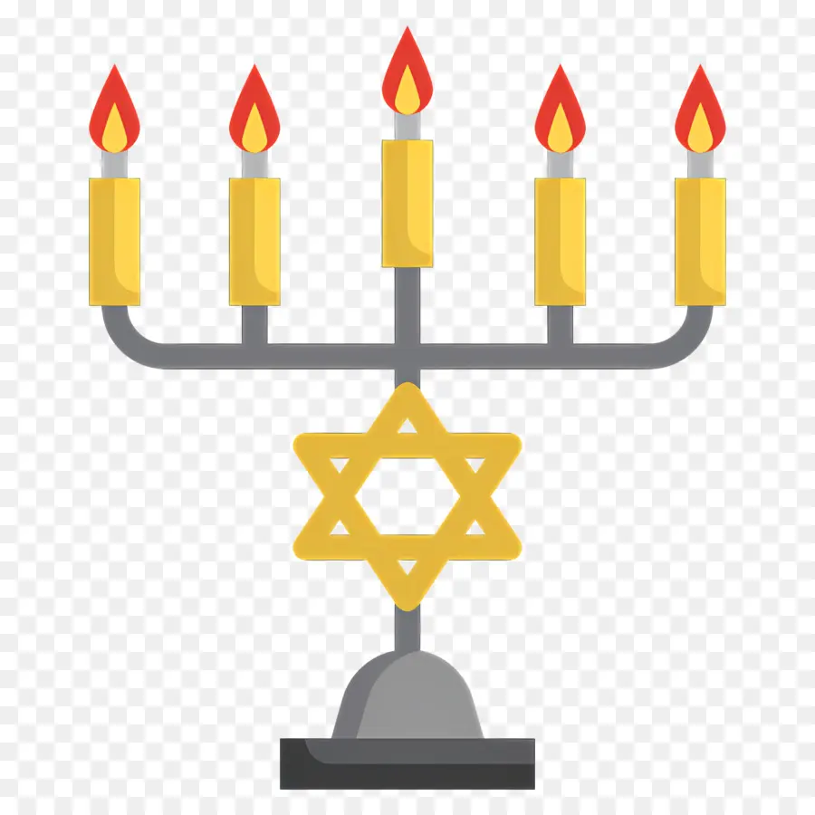 Menorá De Hanukkah，Menorá PNG