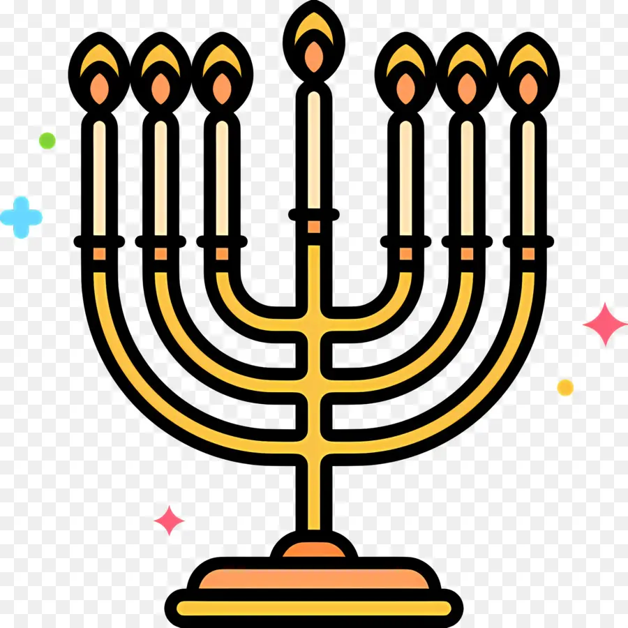 Menorá De Hanukkah，Menorá PNG